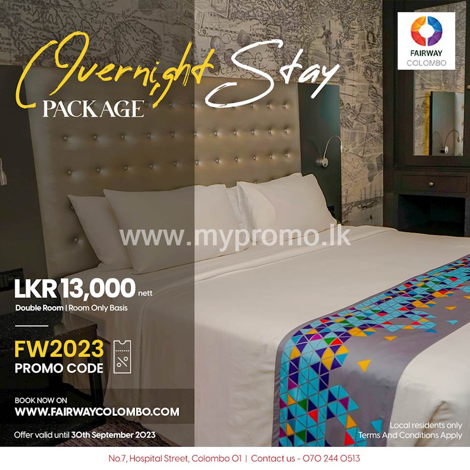 Overnight Stay Package at Fairway Colombo