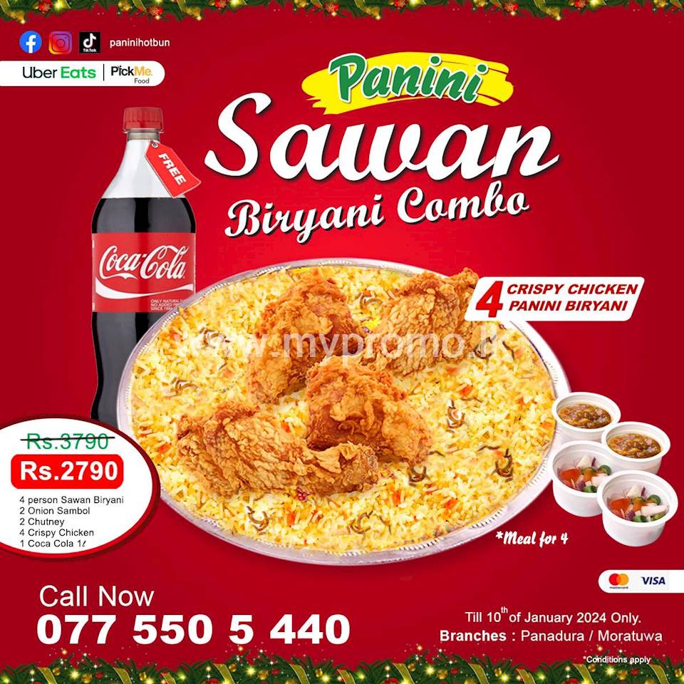 Panini Sawan Biryani Combo