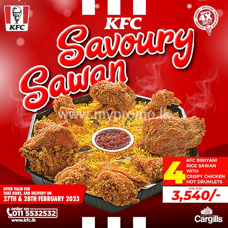 Savoury Sawan For Just Rs 3540 At Kfc 6240