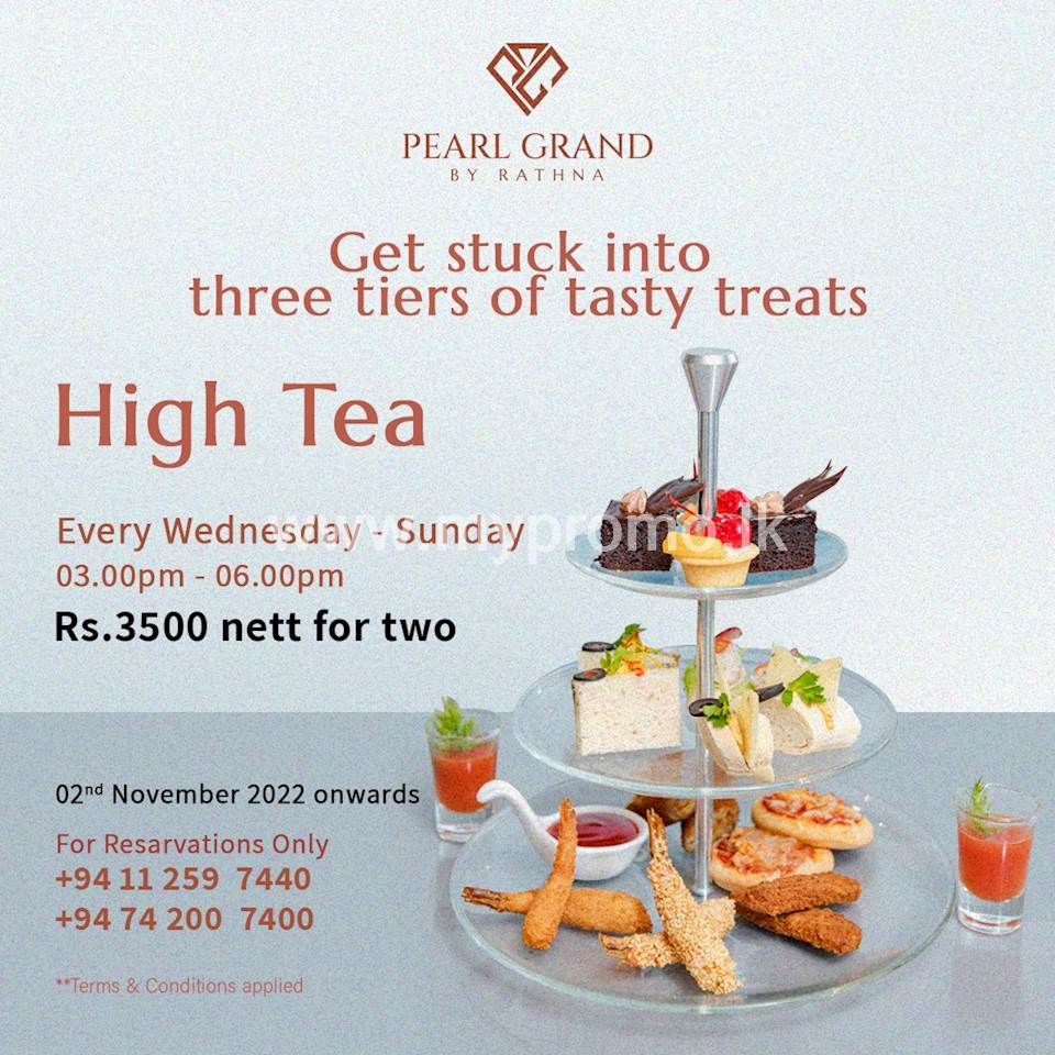 High Tea at Pearl Grand By Rathna