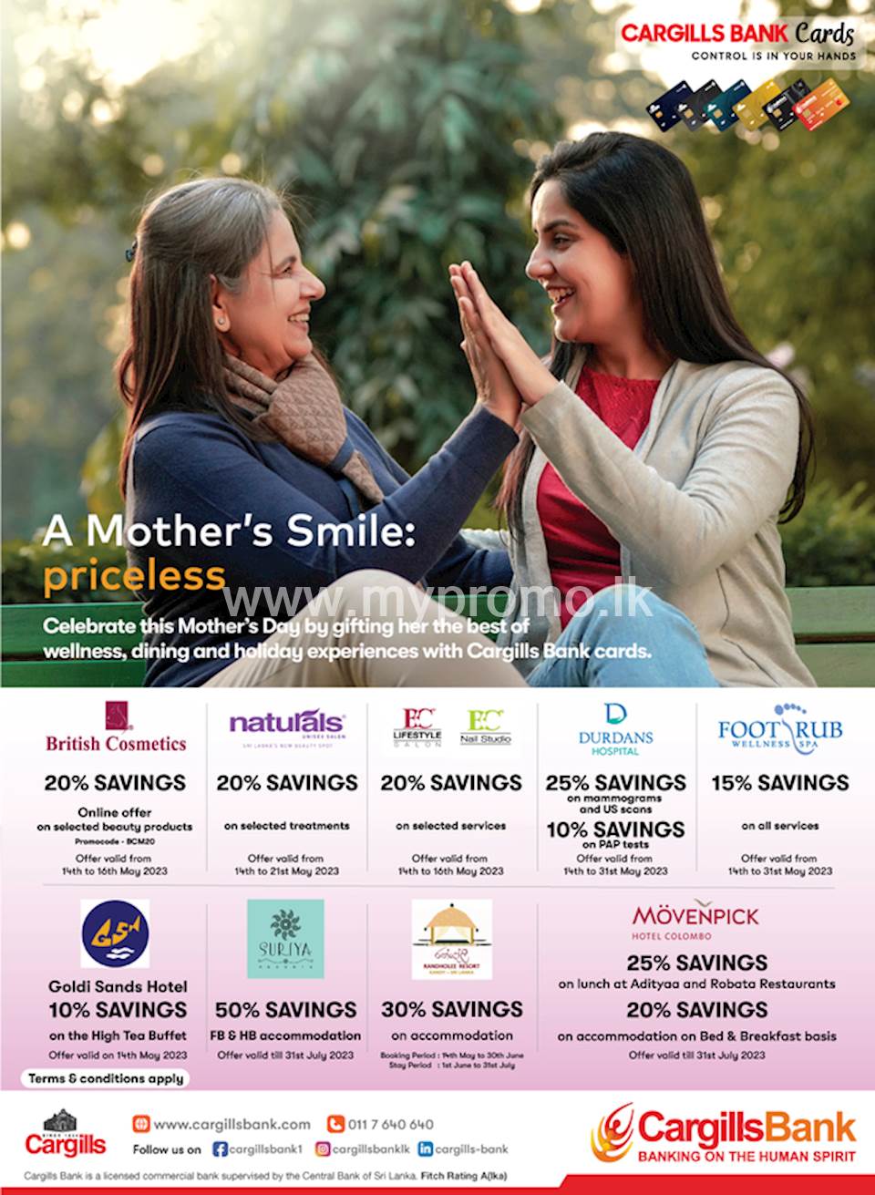 Give Your Mom the Ultimate Mother's Day Experience with Cargills Bank Cards