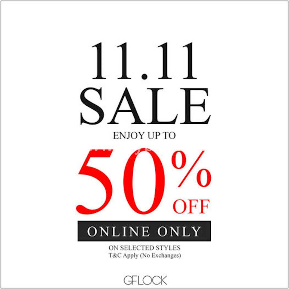 Enjoy up to 50% Off on selected styles at Gflock online only