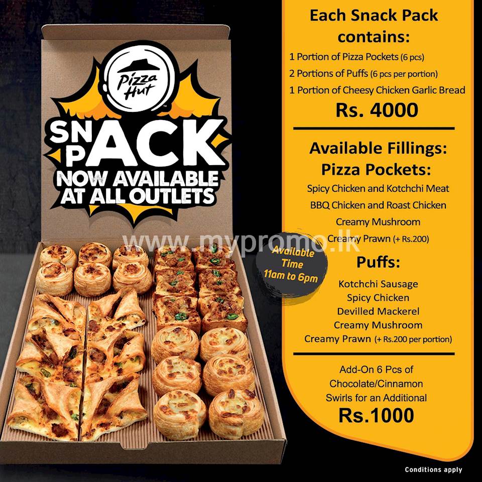 Snack Pack at Pizza Hut