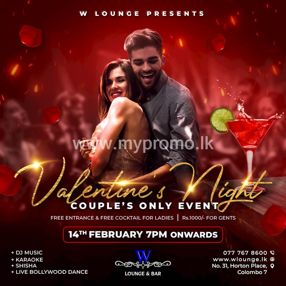 Valentine's night Couple's Only Event at W Lounge