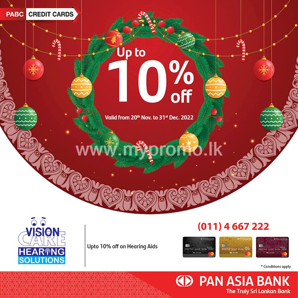 Up To 10 Off At Vision Care Hearing Solution For Pan Asia Bank Credit up-to-10-off-at-vision-care-hearing-solution-for-pan-asia-bank-credit