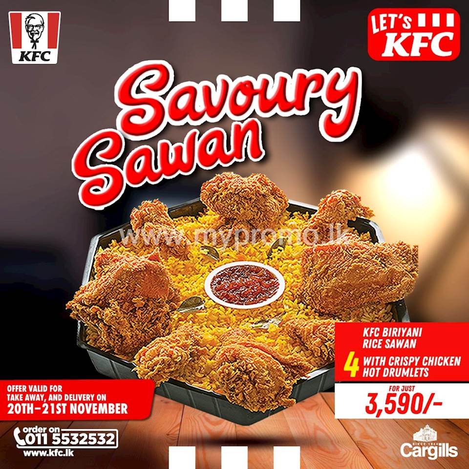 Savoury Sawan for Rs.3,590 at KFC