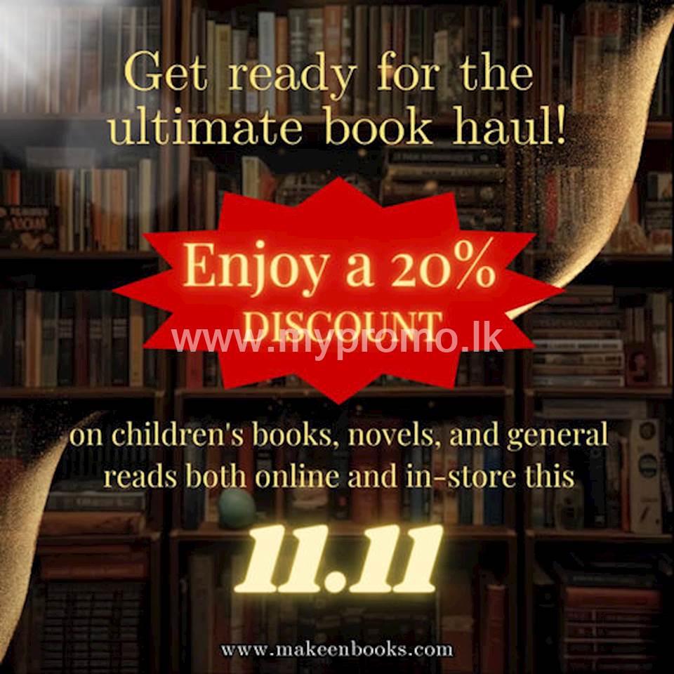 Enjoy a 20% Discount Online and in-store this 11.11 at Makeen Books