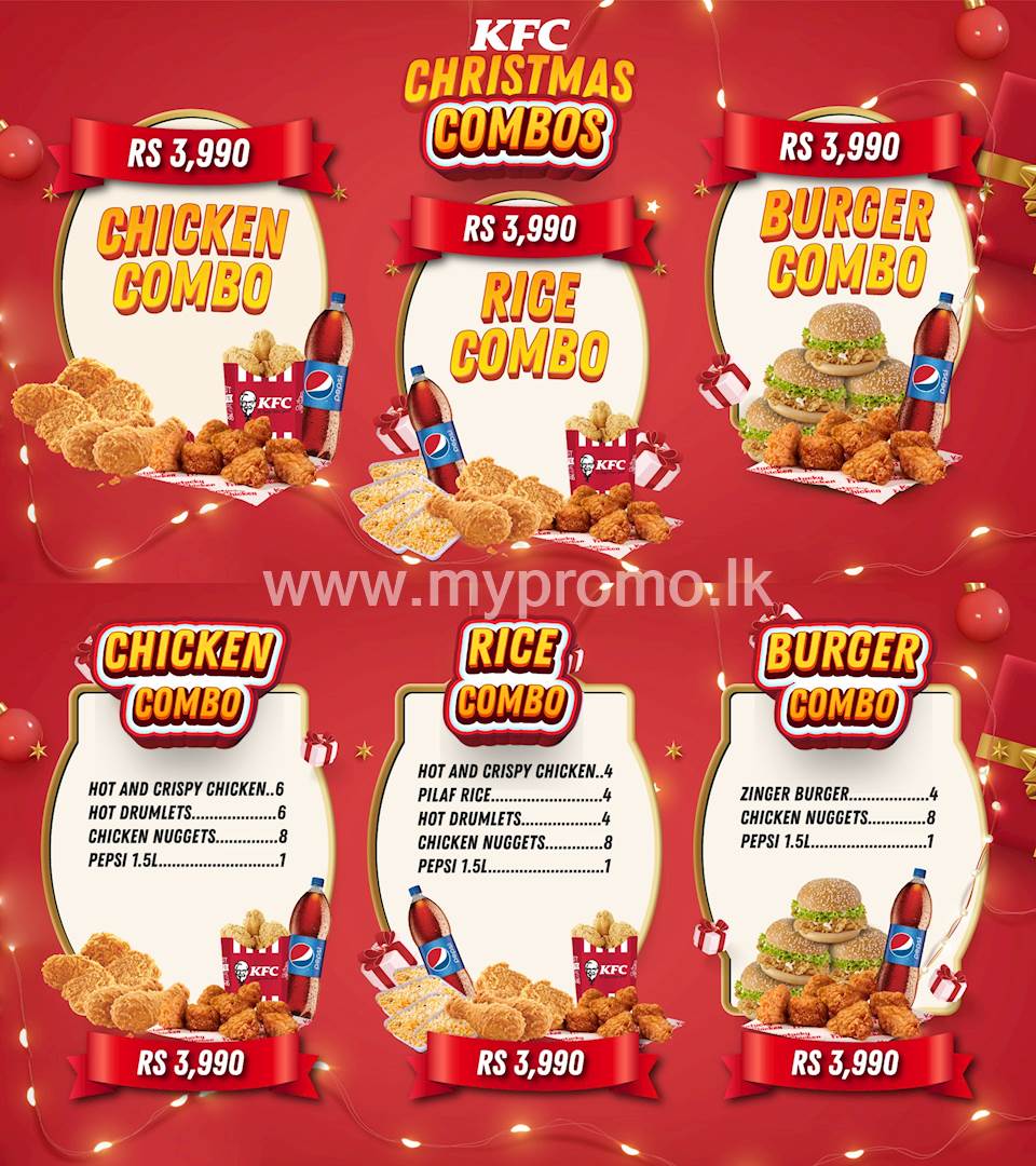 KFC Christmas Combos