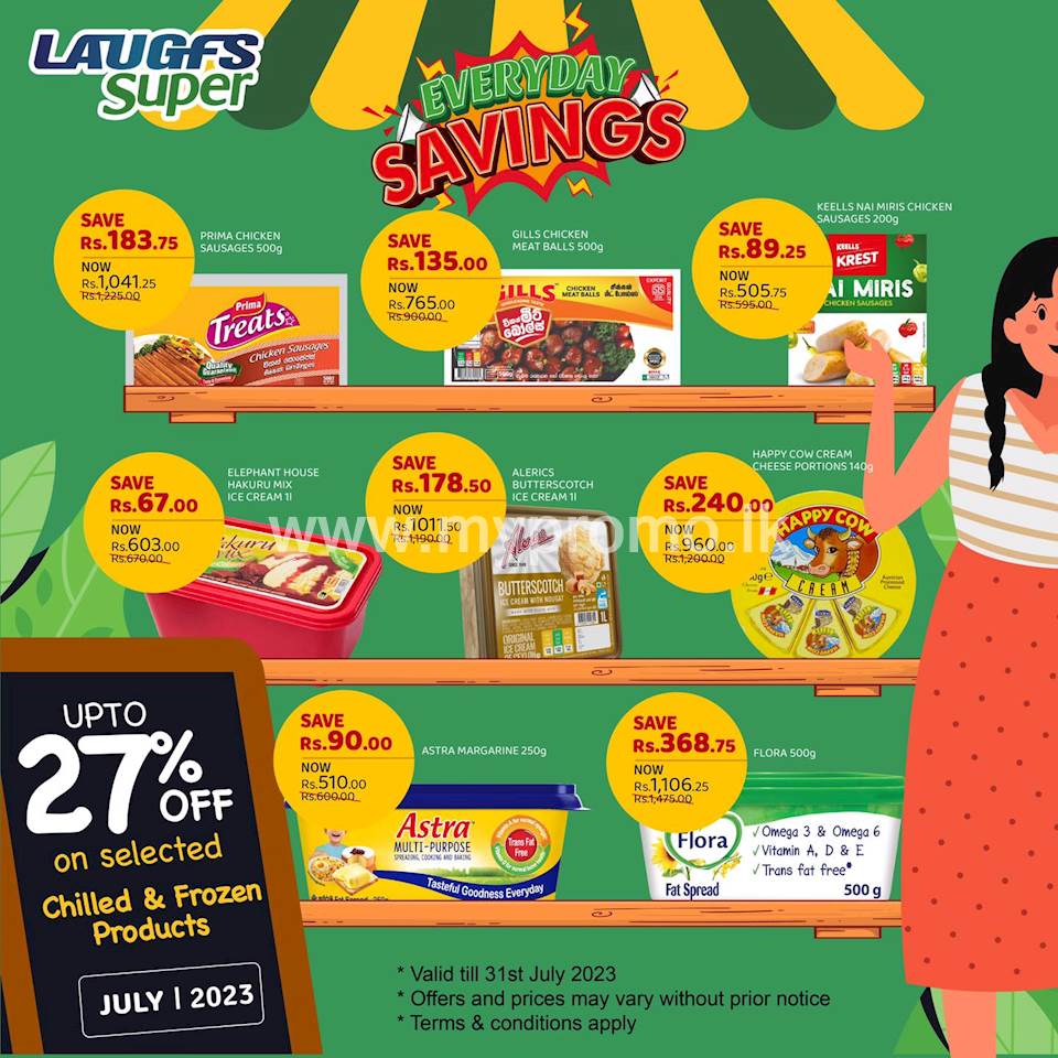 Up to 27% Off on selected Chilled & Frozen Products at LAUGFS Super