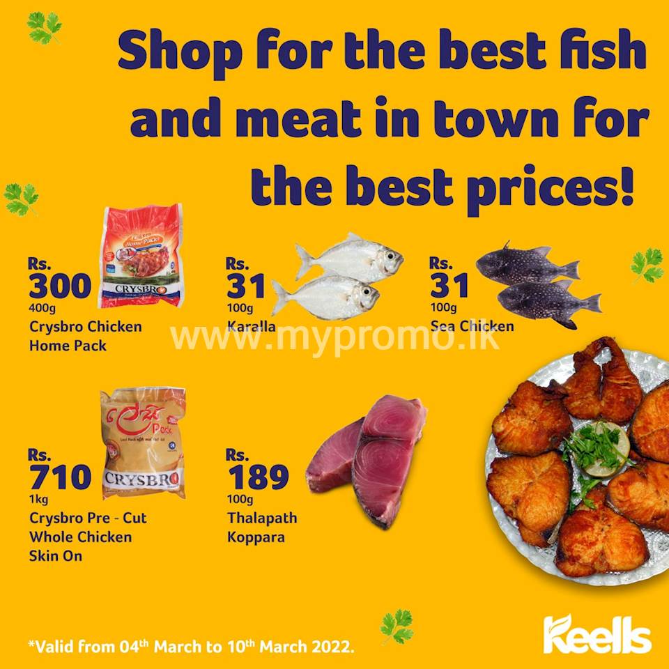 Fish and Meat at the Best prices at Keells