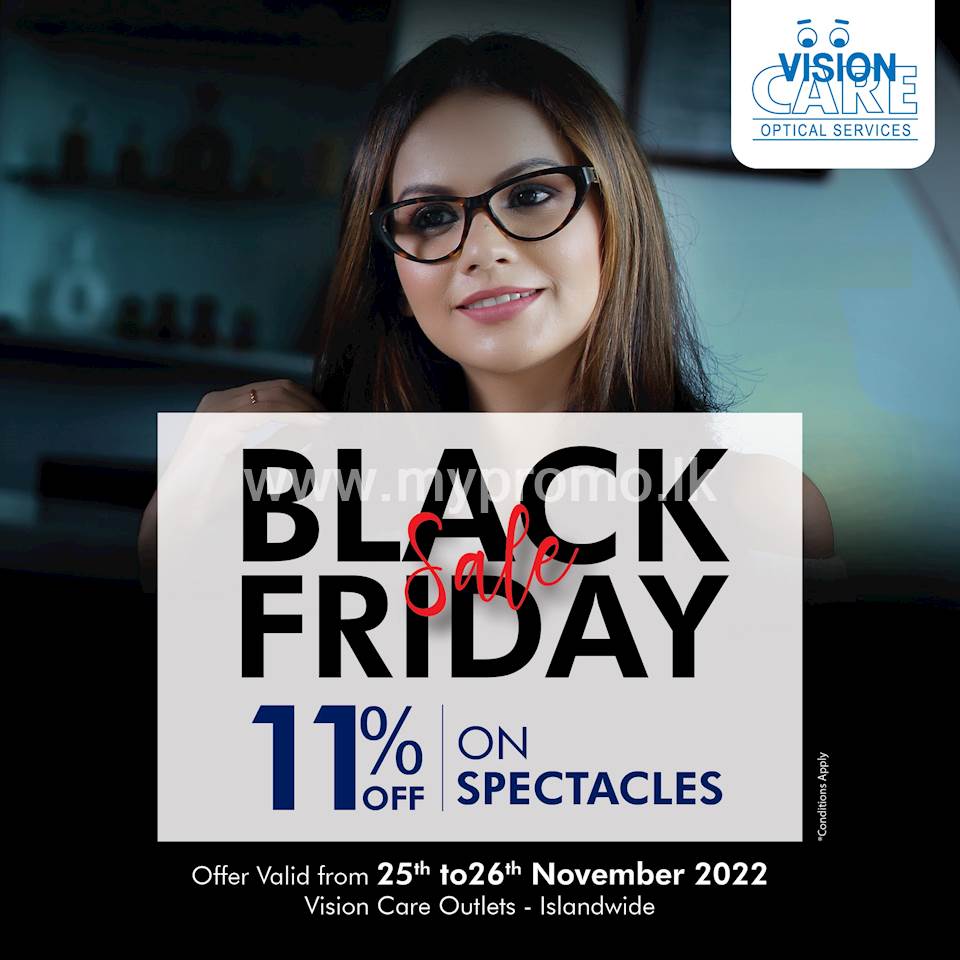 Buy spectacles at any Vision Care Outlet Island Wide and Enjoy 11