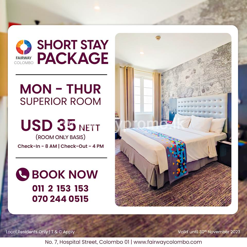Short stay package with Fairway Colombo 