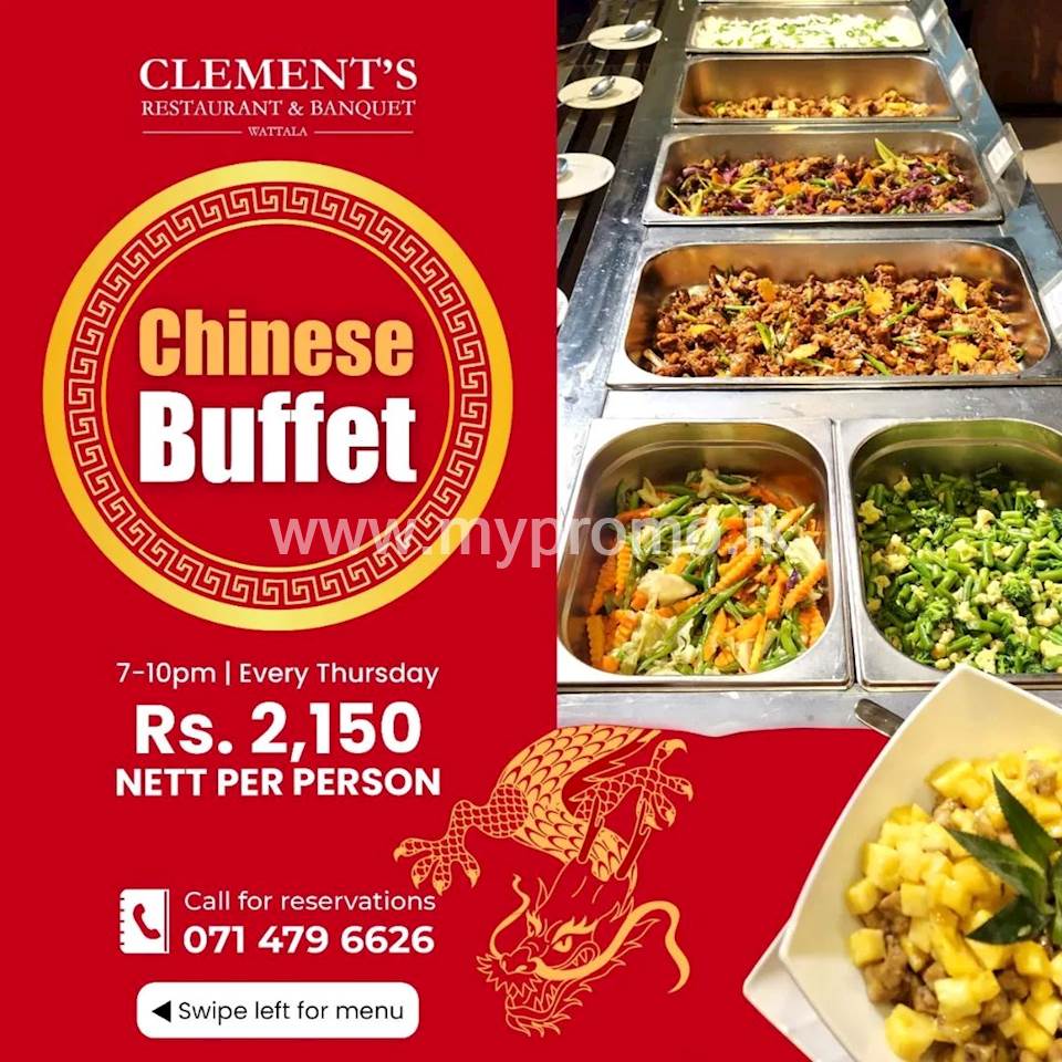 Chinese Buffet at Clement's Restaurant 