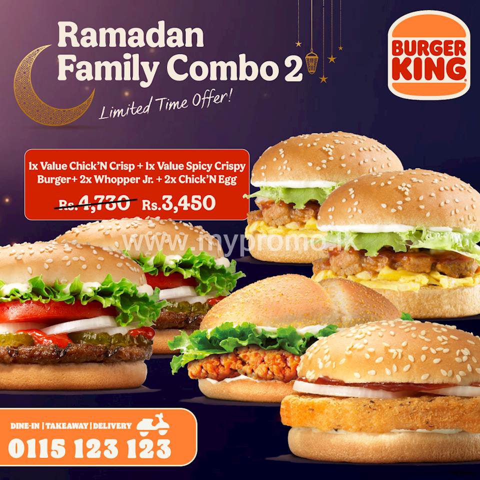 Ramadan Family Combo 02 at Burger King