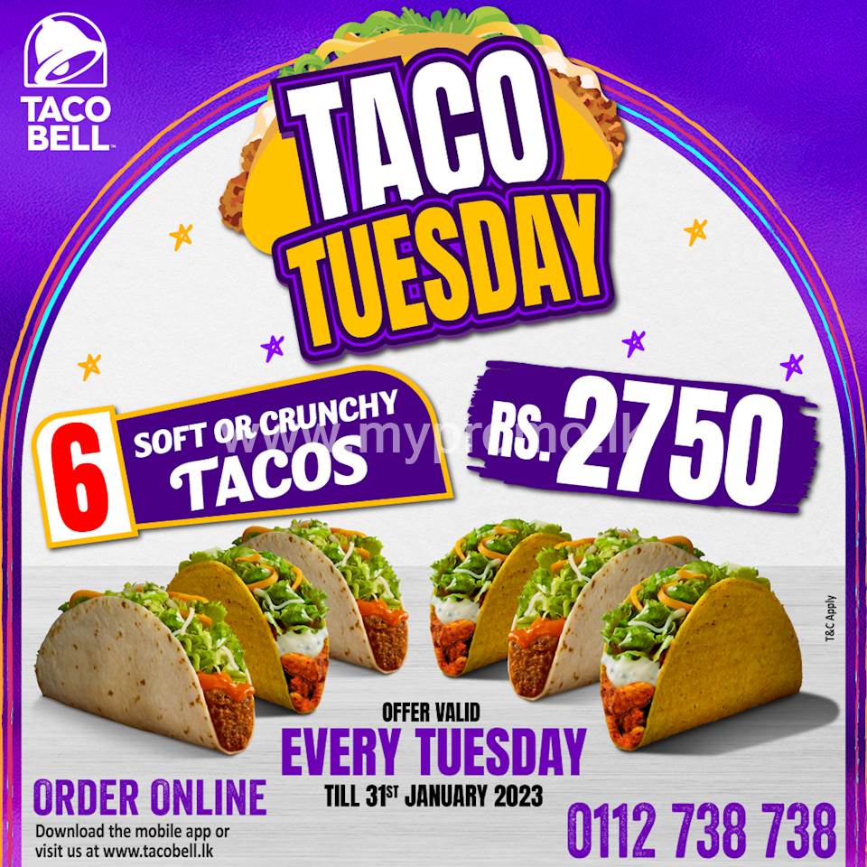 Enjoy your Tuesday's with Taco Bell 