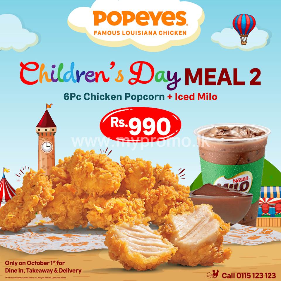 Children's Day Meal 2 at Popeyes
