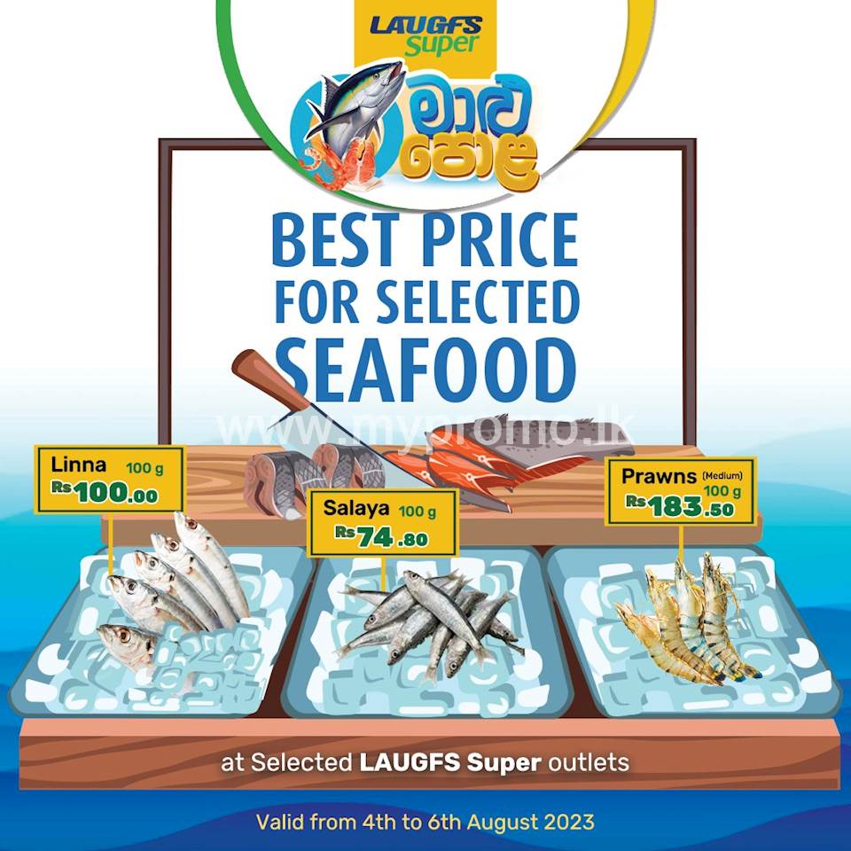 Best prices on selected fish from the LAUGFS Super