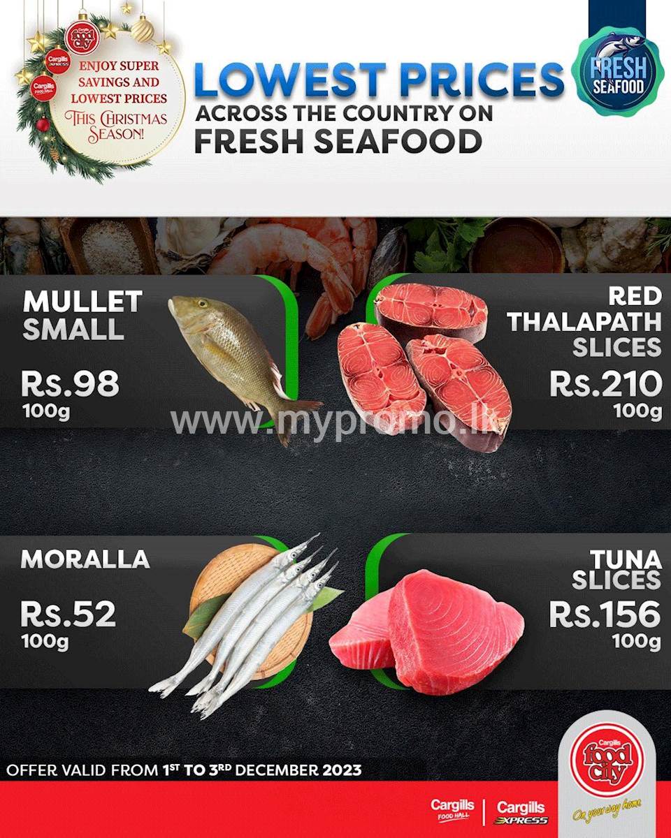 Buy Fresh Seafood At The Lowest Prices And More Savings Across Cargills ...