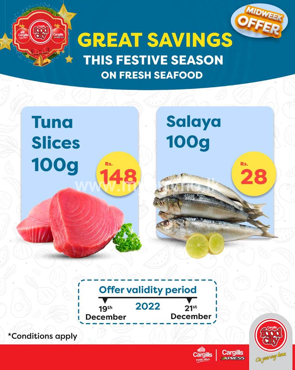 This festive season buy fresh seafood at the great Savings across