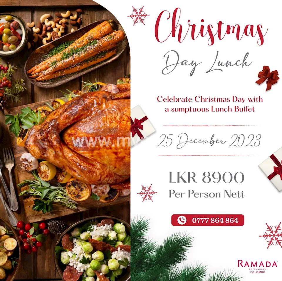 Christmas Day Lunch Buffet at Ramada Colombo