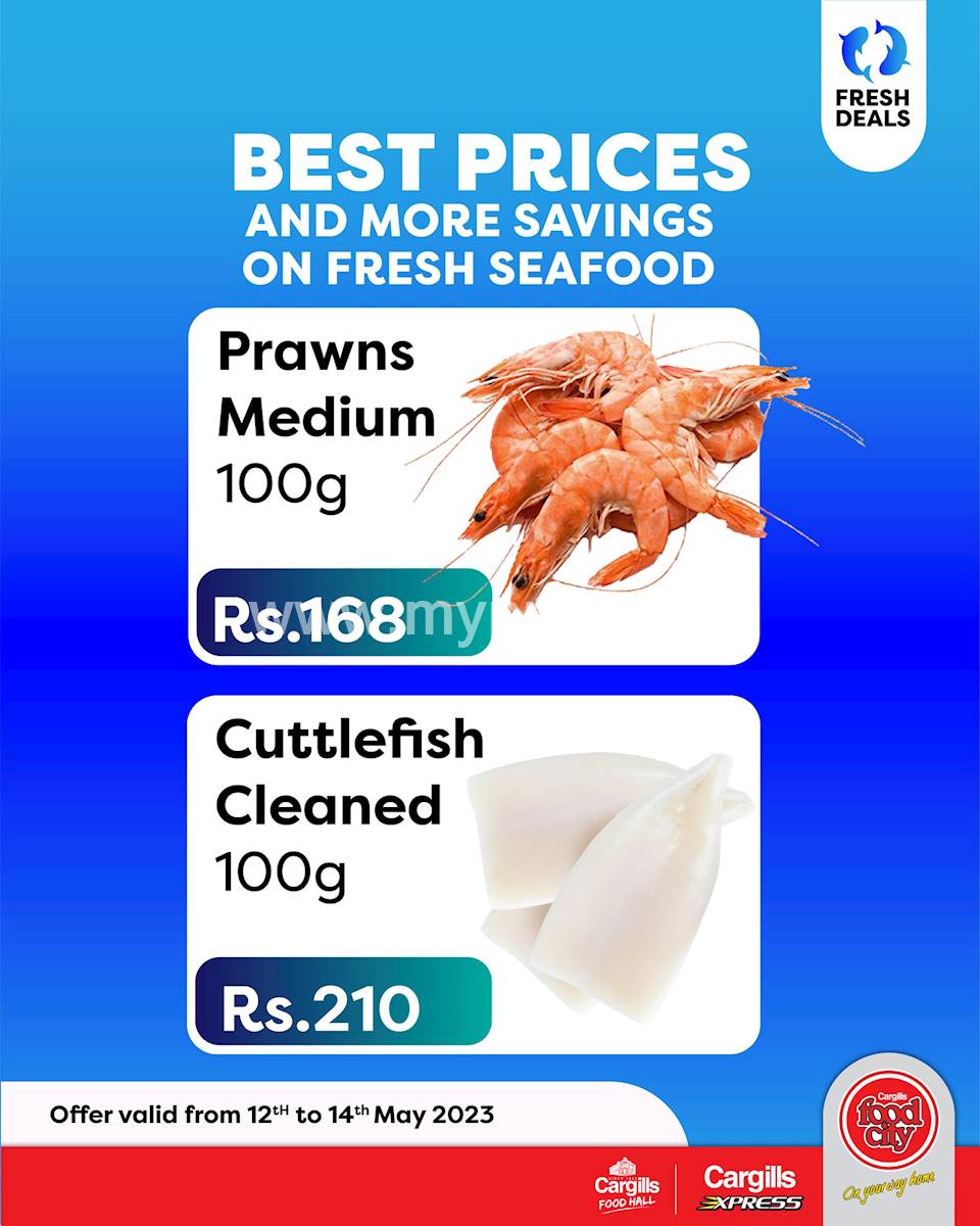 Buy Fresh Seafood at the best prices and ore savings across Cargills