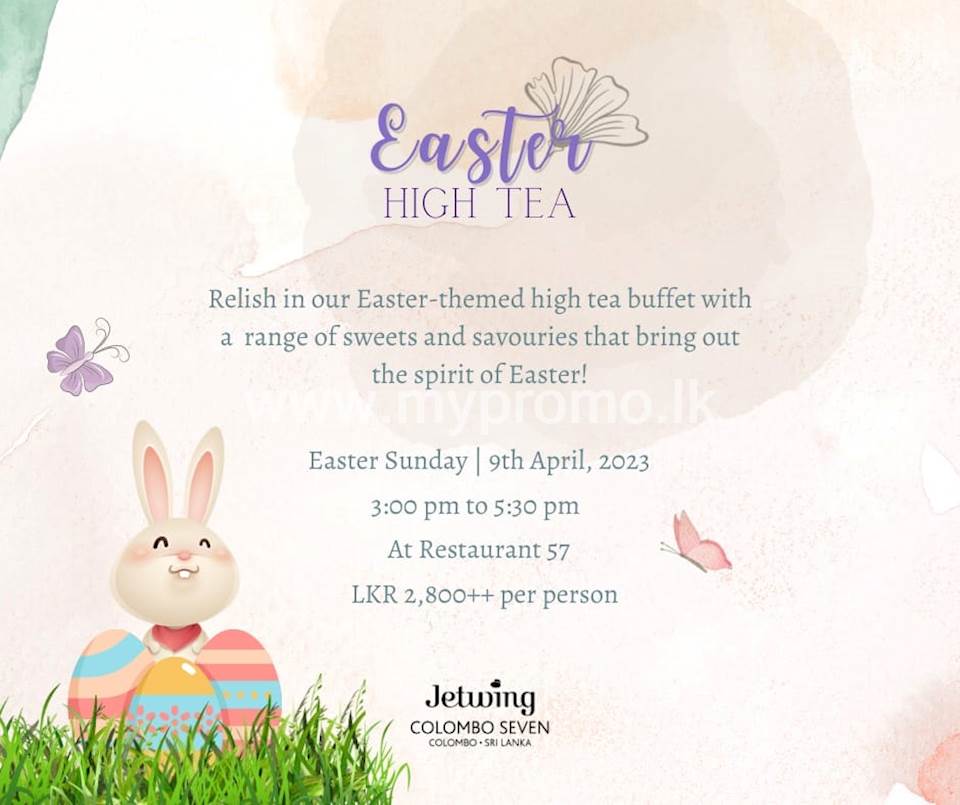 Celebrate this Easter at Jetwing Colombo Seven