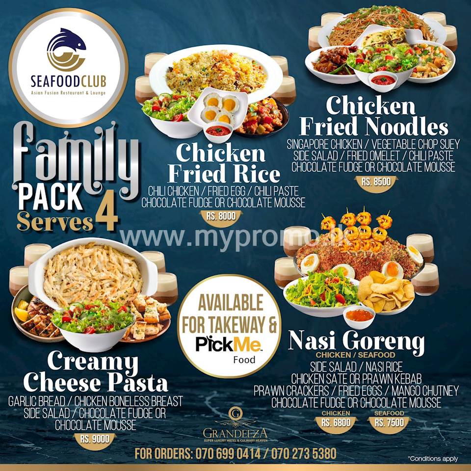 The Seafood Club family pack at GRANDEEZA