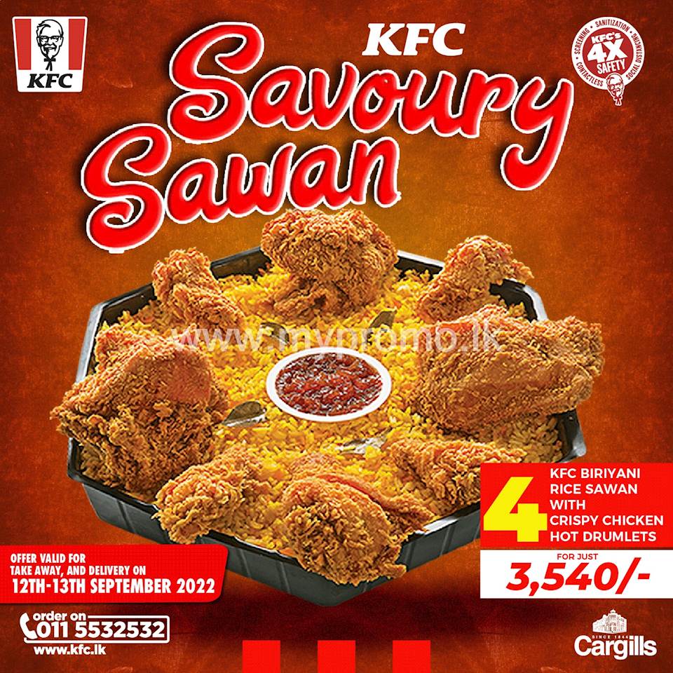 Enjoy A Delicious Savoury Sawan For Just Rs 3540 At Kfc 0102