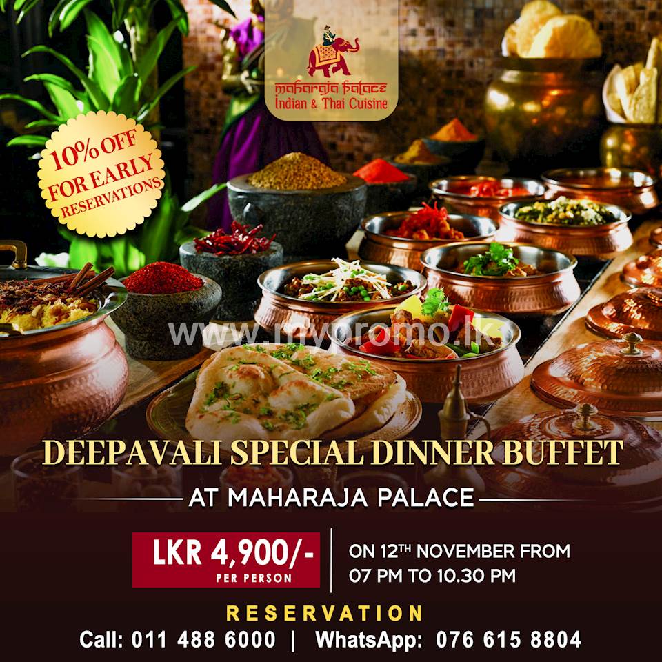 Maharaja Palace Deepavali Special Dinner Buffet!