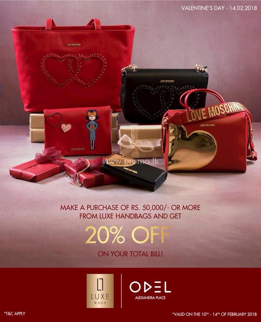 20% Off on LUXE Handbags at Odel