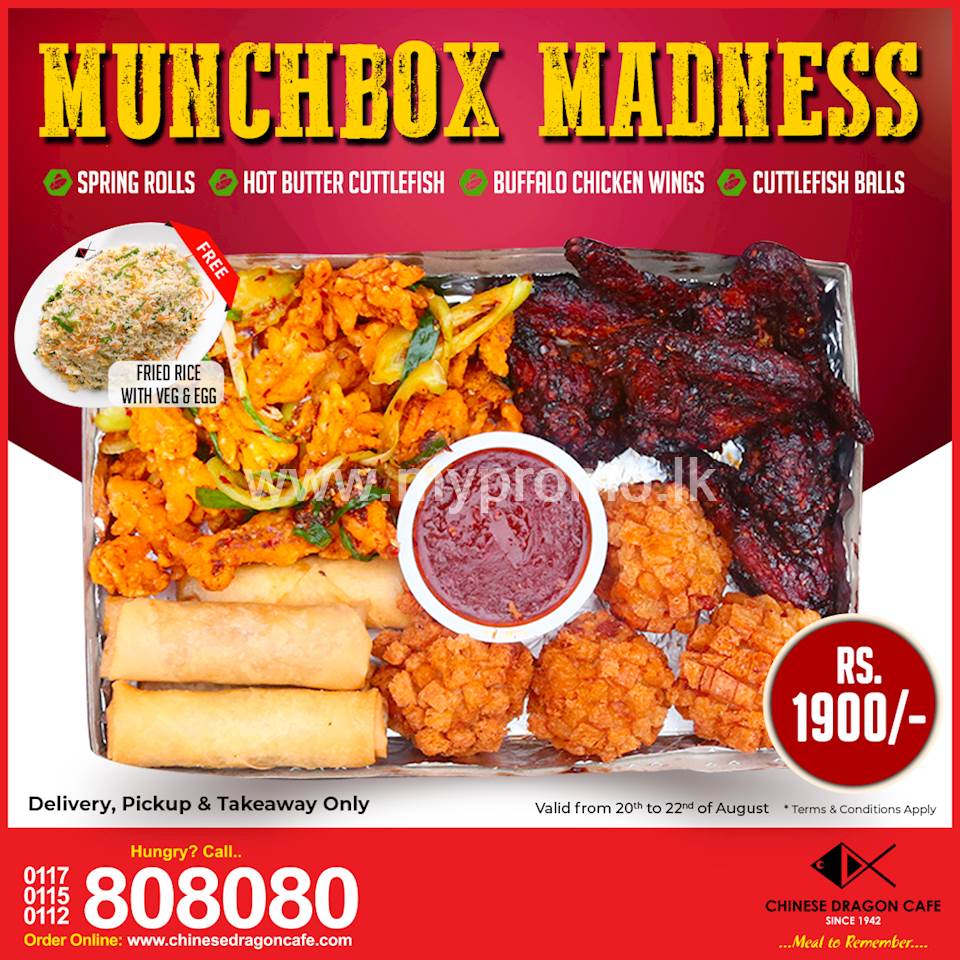 Weekend Munchbox Madness with Free Fried Rice at Chinese Dragon Café!!!