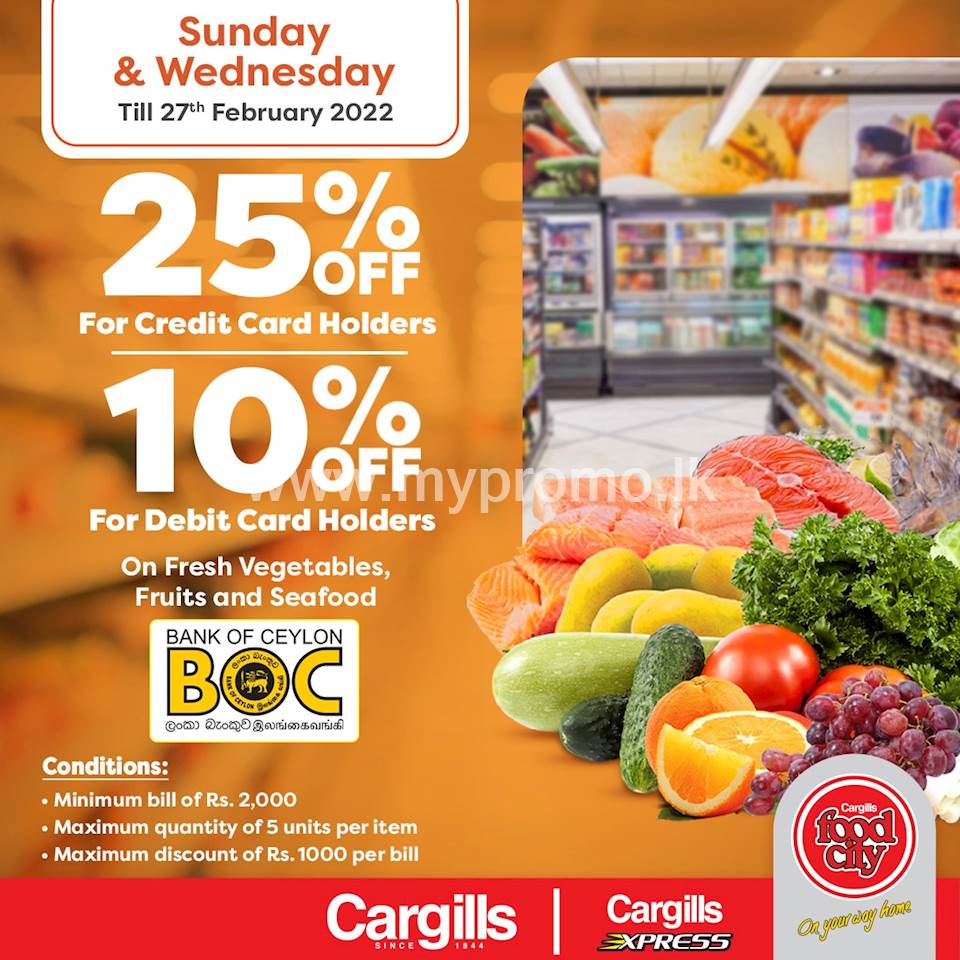 Get Up To 25 Off On Fresh Vegetables Fruits And Seafood For BOC Cards get-up-to-25-off-on-fresh-vegetables-fruits-and-seafood-for-boc-cards