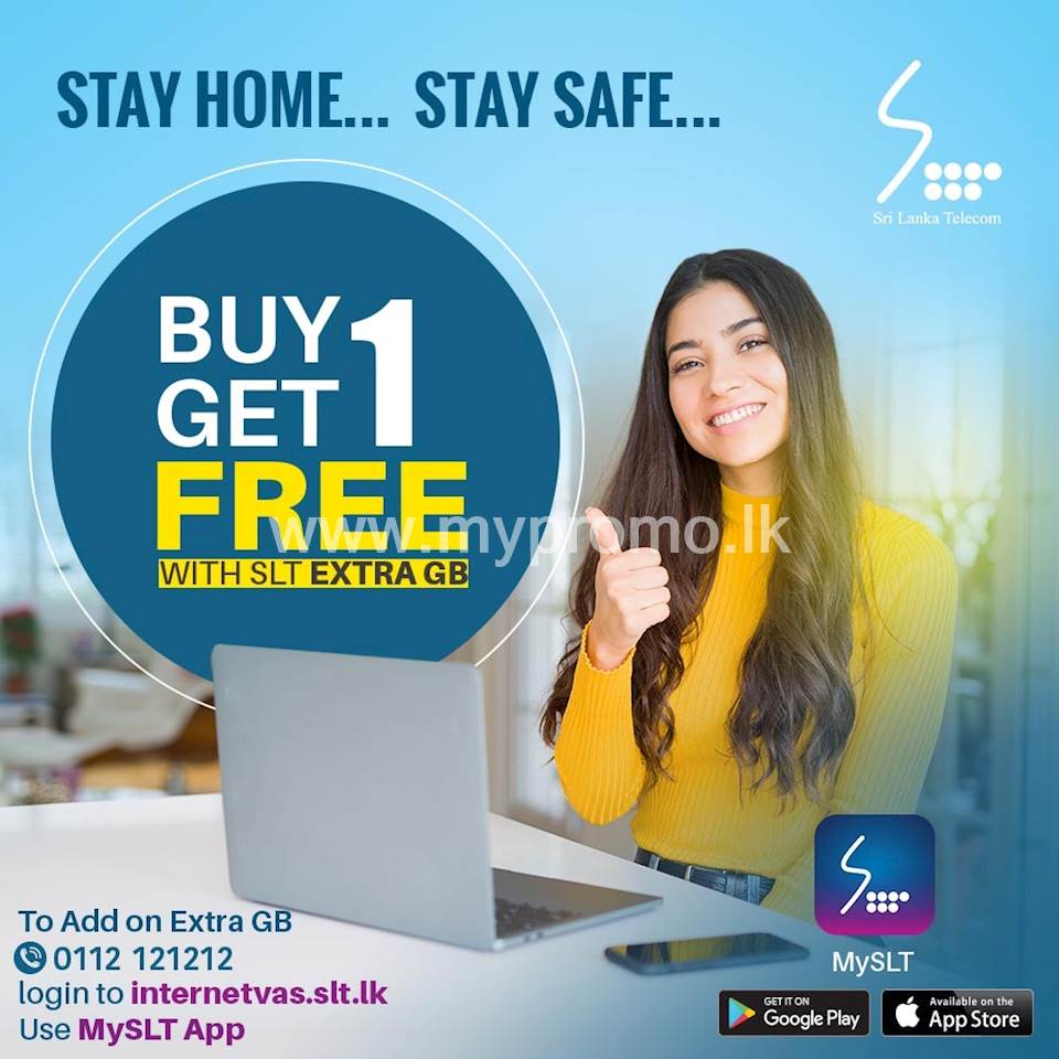 Buy 1 Get 1 FREE with SLT Extra GB