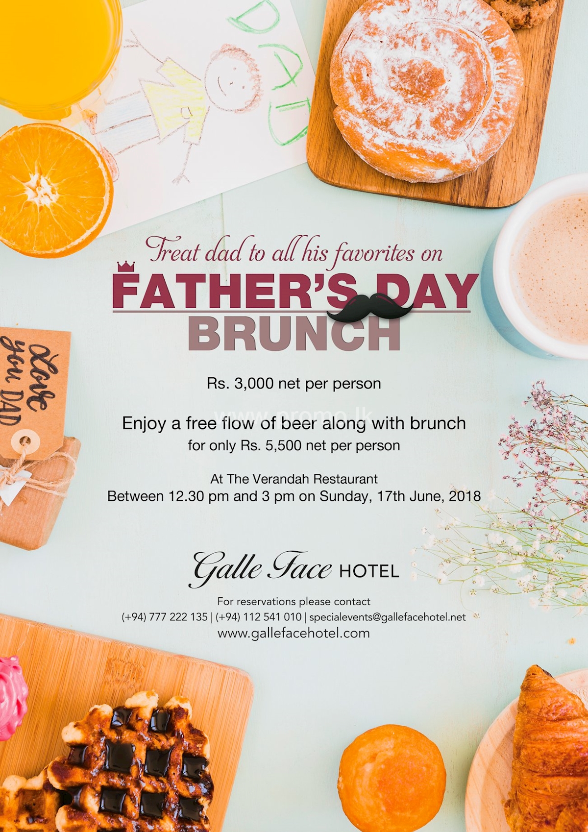 Father's Day Brunch from Galle Face Hotel