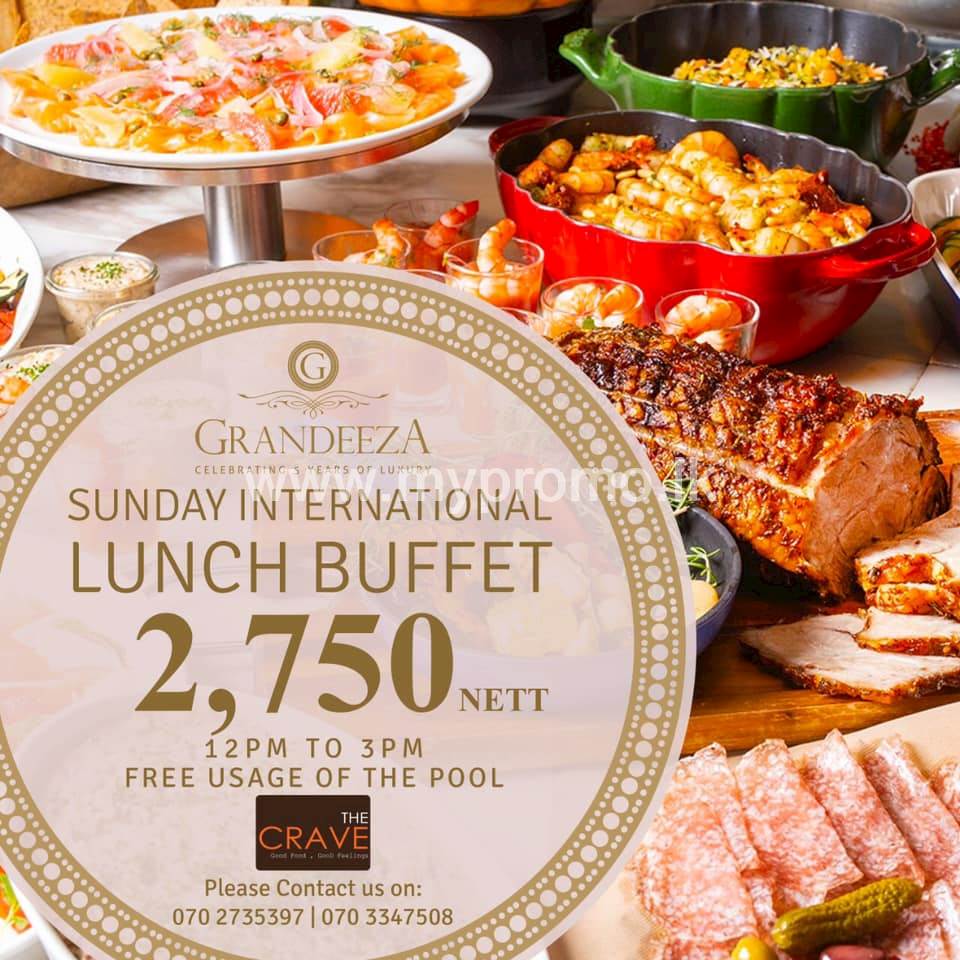Sunday International Lunch Buffet at Grandeeza