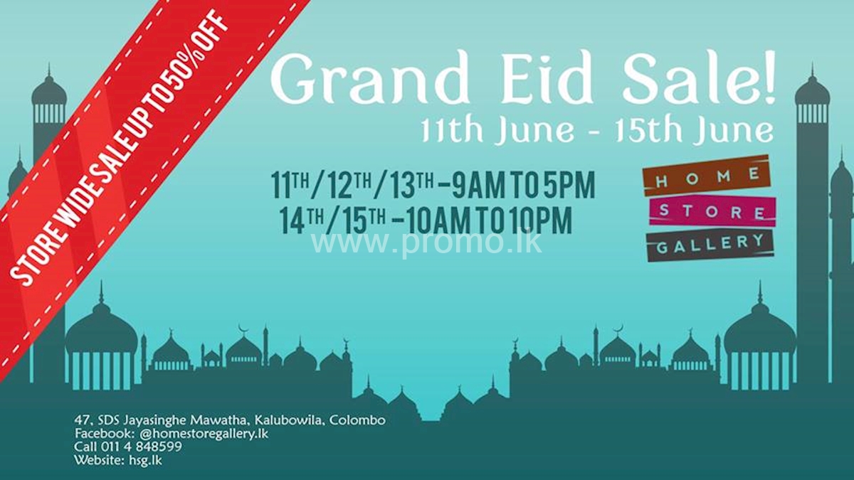 Grand Eid Sale from Home Store Gallery