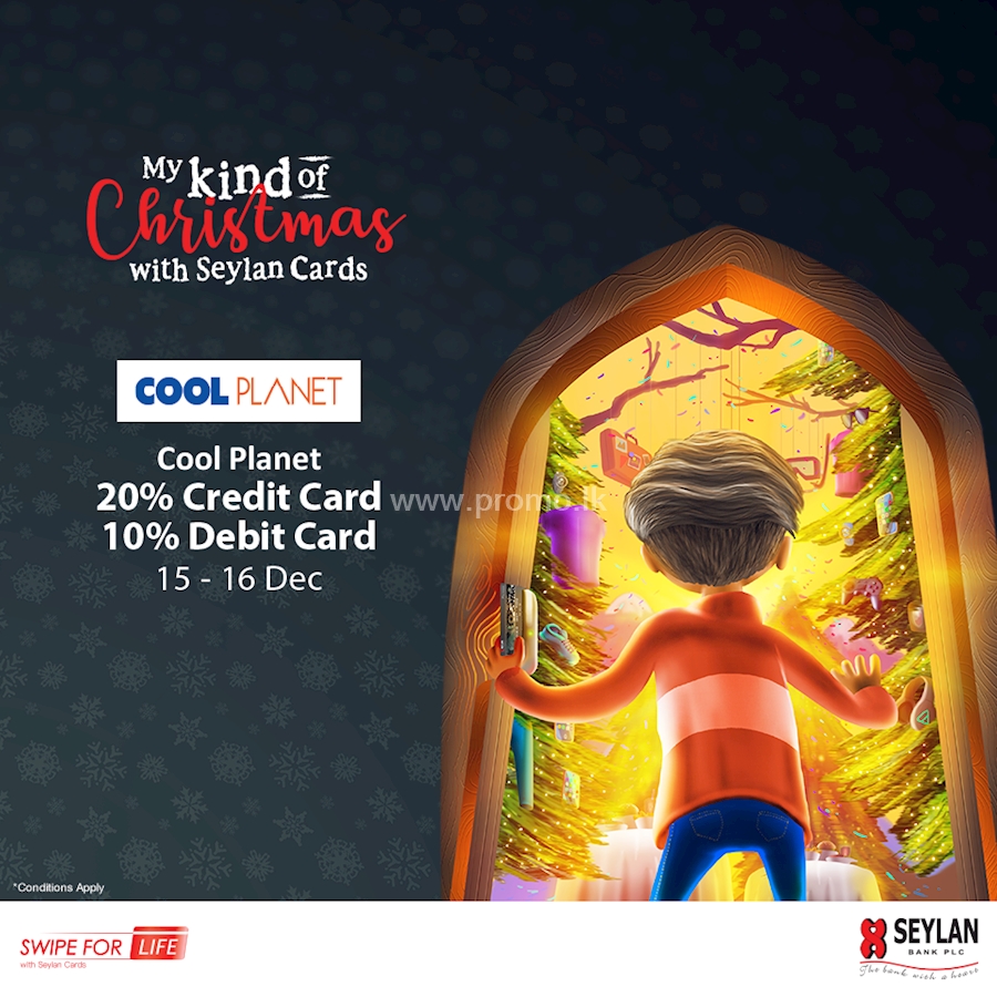 Enjoy This Christmas Season With Seylan Bank Offers At Cool Planet