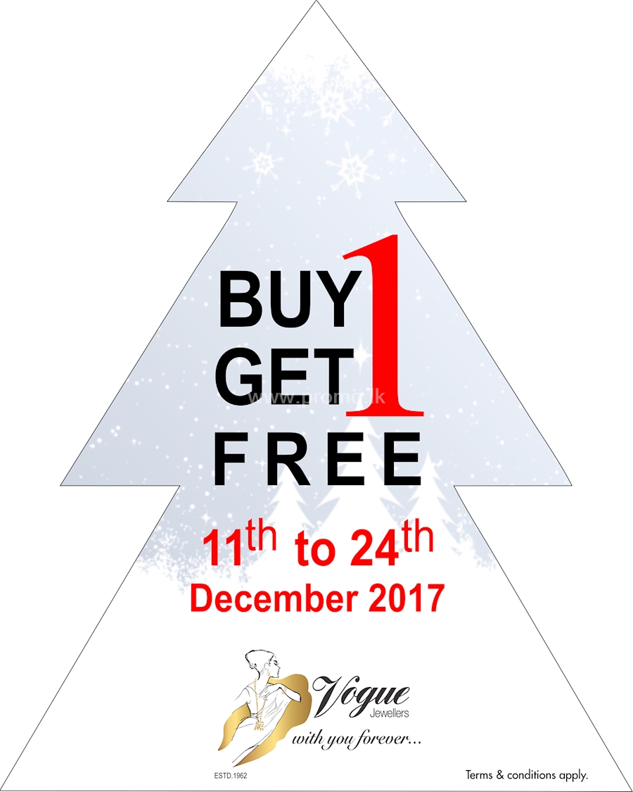 Buy 1 Get 1 Free on Diamond jewels from Vogue Jewellery
