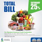 25% Off on Total Bill for Standard Charted Credit Cards at Arpico Super Centre