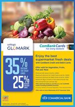 Get up to 35% Off at Softlogic GLOMARK with ComBank Credit and Debit Cards