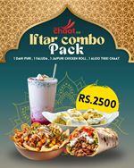 Iftar combo pack at The Chaat Indian Street Eats