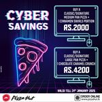 CYBER SAVINGS from Pizza Hut! 