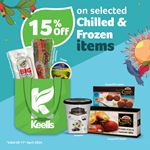 Up to 15% off on selected Chilled & Frozen items at Keells