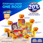 Get up to 20% Off on selected Snack & Sweets at Arpico Super Centre