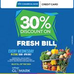 Enjoy up to 30% DISCOUNT with ComBank Cards on Fresh Vegetables, Fruits, Meat, & Seafood