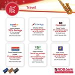 Enjoy amazing travel offers, from dreamy getaways to exclusive discounts on flights and hotels with NDB Bank Cards