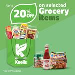 Get up to 20% Off on selected Grocery Items at Keells