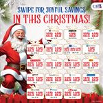 Enjoy up to 30% savings on your Christmas shopping with your favorite bank cards at CIB Shopping Centre