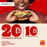 Exclusive Offer for Sampath Bank Credit Card & Debit Card Holders at Burger King