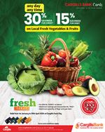 Enjoy up 30% Savings on Local Fresh Vegetables and Fruits with Cargills Bank Cards at Cargills Food City